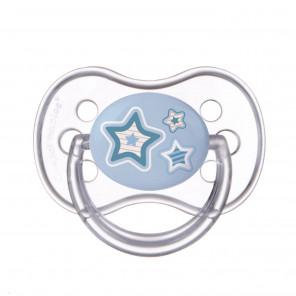 Canpol Newborn Baby, smoczek uspokajający, silikonowy, anatomiczny, niebieski, 18m+, 1 szt. - zdjęcie produktu