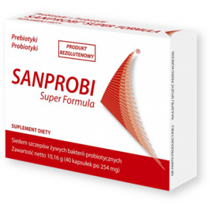 Sanprobi Super Formuła, kapsułki, 40 szt. - zdjęcie produktu
