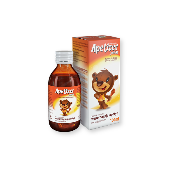 Apetizer Junior, syrop dla dzieci, 100 ml Apetizer Junior, syrop dla dzieci, 100 ml - zdjęcie produktu