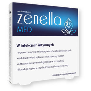 Zenella Med, tabletki dopochwowe, 14 szt. - zdjęcie produktu