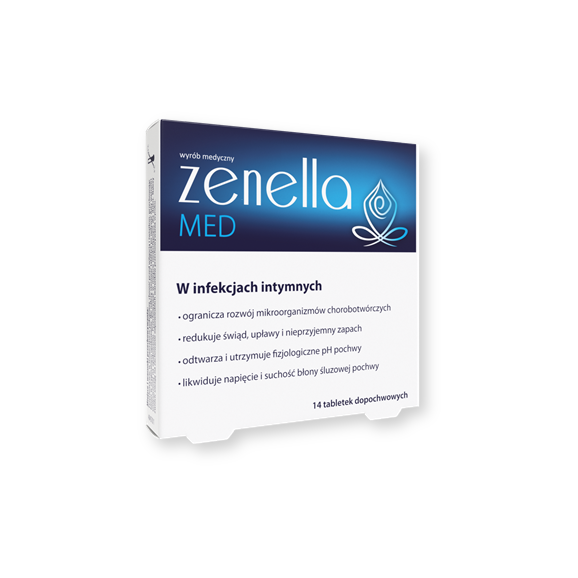 Zenella Med, tabletki dopochwowe, 14 szt. - zdjęcie produktu