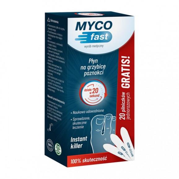 MYCOfast, płyn, 5 ml + 20 pilniczków jednorazowych - zdjęcie produktu