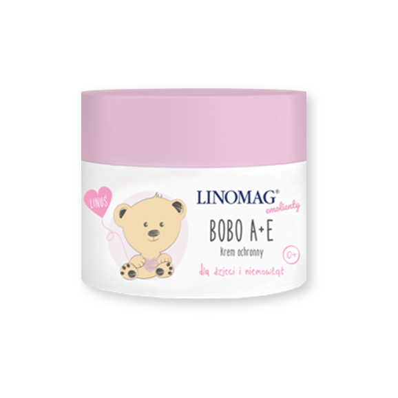 Linomag, Bobo A+E, krem ochronny dla dzieci i niemowląt, 50 ml - zdjęcie produktu