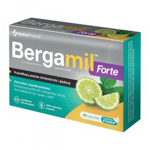 Bergamil Forte, kapsułki roślinne wegańskie, 30 szt. - zdjęcie produktu
