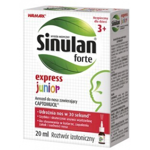 Sinulan Express Forte Junior, aerozol do nosa, 20 ml - zdjęcie produktu