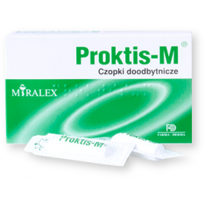Proktis-M, czopki doodbytnicze, 10 szt. - zdjęcie produktu