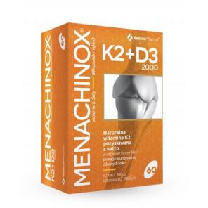 Menachinox K2 + D3 2000, kapsułki miękkie, 60 szt. - zdjęcie produktu