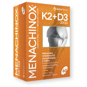 Menachinox K2 + D3 2000, kapsułki miękkie, 30 szt. - zdjęcie produktu