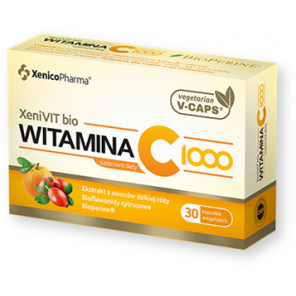 XeniVIT bio Witamina C 1000, kapsułki, 30 szt. - zdjęcie produktu