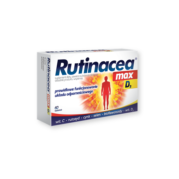 Rutinacea Max D3, tabletki, 60 szt. - zdjęcie produktu