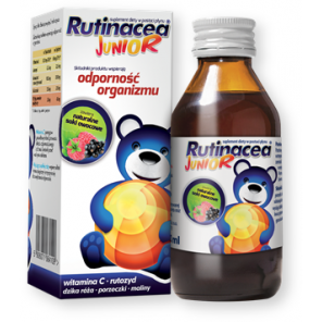 Rutinacea Junior, syrop, naturalne soki owocowe, 100 ml - zdjęcie produktu
