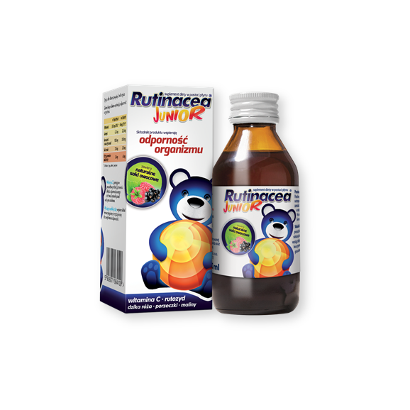 Rutinacea Junior, syrop, naturalne soki owocowe, 100 ml - zdjęcie produktu