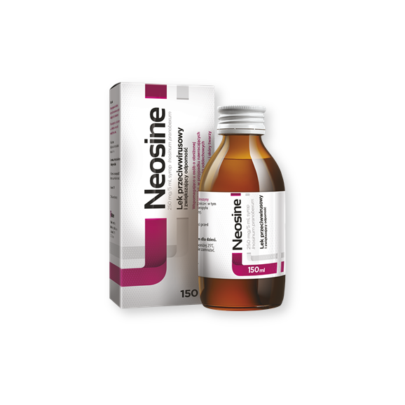 Neosine, 250 mg/5 ml, syrop, 150 ml - zdjęcie produktu
