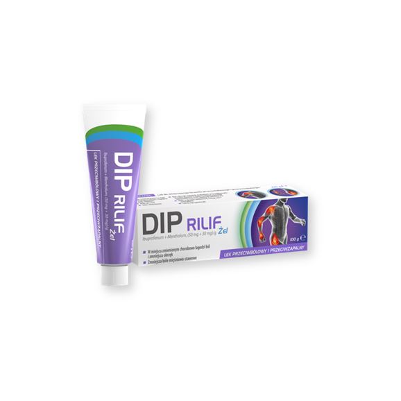 Dip Rilif, (50 mg+30 mg/g), żel, 100 g (tuba) - zdjęcie produktu