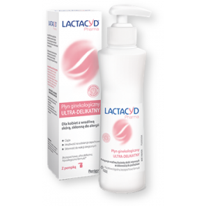 Lactacyd Pharma, ultra-delikatny płyn ginekologiczny, z pompką, 250 ml - zdjęcie produktu