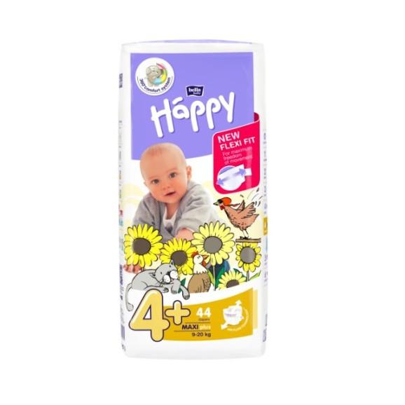 Bella Baby Happy Maxi Plus, pieluszki jednorazowe, 44 szt. - zdjęcie produktu