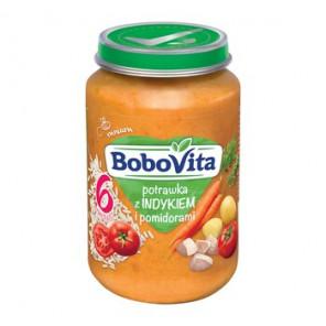 BoboVita, obiadek potrawka z indykiem i pomidorami, 190 g - zdjęcie produktu