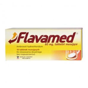Flavamed, 60 mg, tabletki musujące, 10 szt. - zdjęcie produktu