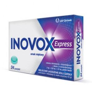 Inovox Express, pastylki twarde, smak miętowy, 24 szt. - zdjęcie produktu