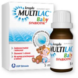Multilac Baby, krople, synbiotyk, 5 ml - zdjęcie produktu