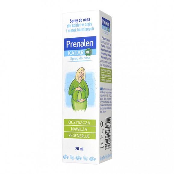 Prenalen Katar, spray do nosa, dla kobiet w ciąży, 20 ml - zdjęcie produktu