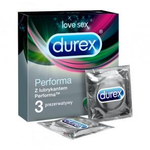 Durex Performa, prezerwatywy ze środkiem nawilżającym, 3 szt. - zdjęcie produktu