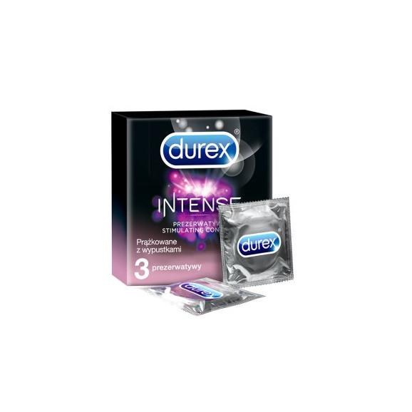 Durex Intense, prezerwatywy, 3 szt. - zdjęcie produktu