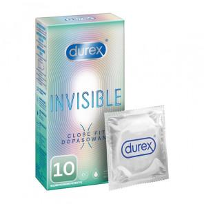 Durex Invisible, prezerwatywa dla większej bliskości, 10 szt. - zdjęcie produktu