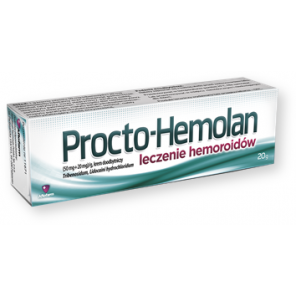 Procto-Hemolan, (50 mg+20 mg)/g, krem doodbytniczy, 20 g