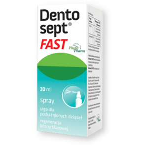 Dentosept Fast, spray, ulga dla podrażnionych dziąseł, 30 ml. - zdjęcie produktu