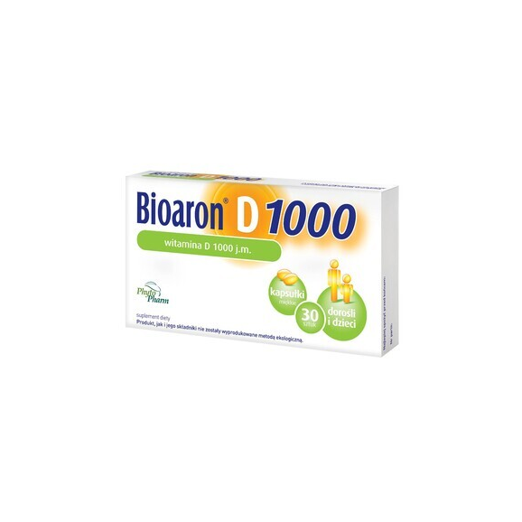 Bioaron Witamina D 1000 j.m., kapsułki miękkie, 90 szt. - zdjęcie produktu