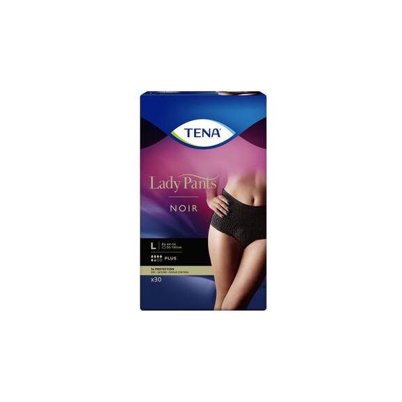 Majtki chłonne TENA Lady Plus Noir L pieluchomajtki pieluchy dla dorosłych - zdjęcie produktu