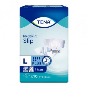TENA Slip ProSkin Plus OTC Edition, pieluchomajtki, large, 10 szt. - zdjęcie produktu