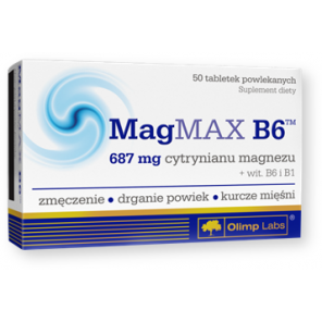 Olimp MagMax B6 - suplement diety (50 tabletek) - zdjęcie produktu