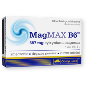 Olimp MagMAX B6, tabletki powlekane, 50 szt. - zdjęcie produktu