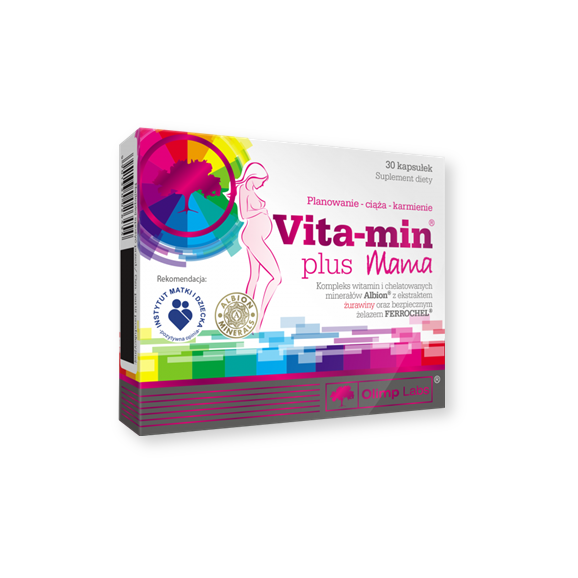 Olimp Vita-Min Plus Mama, kapsułki, 30 szt. - zdjęcie produktu