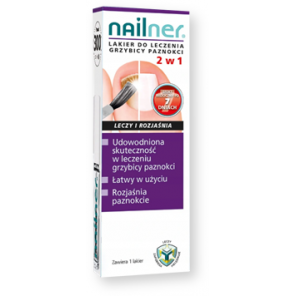 Nailner, lakier przeciw grzybicy paznokci, 2w1, 5 ml - zdjęcie produktu
