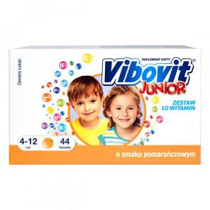 Vibovit Junior o smaku pomarańczowym, proszek, 2 g, 44 saszetek - zdjęcie produktu