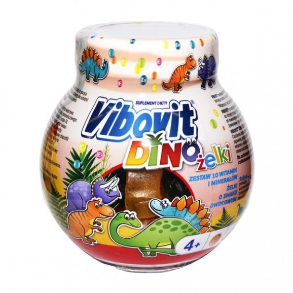 Vibovit Dino, żelki o smaku owocowym, 50 szt. - zdjęcie produktu