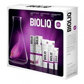 Zestaw Promocyjny Bioliq 45+, krem na dzień, 50 ml + krem na noc, 50 ml + krem do okolic oczu i ust, 15 ml - zdjęcie produktu