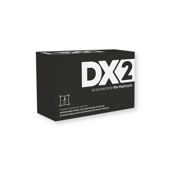DX2, wzmacniający włosy, przeznaczony dla mężczyzn, kapsułki, 30 szt. - zdjęcie produktu