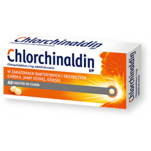 Chlorchinaldin VP, 2 mg, tabletki do ssania, 40 szt. - zdjęcie produktu