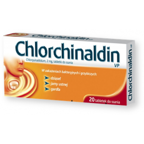 Chlorchinaldin VP, 2 mg, tabletki do ssania, 20 szt. - zdjęcie produktu