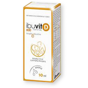 Ibuvit D 600, krople doustne, 10 ml - zdjęcie produktu