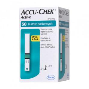 Test paskowy Accu-Chek Active, 50 pasków. - zdjęcie produktu