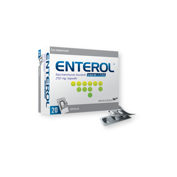 Enterol, kapsułki, 20 szt. - zdjęcie produktu