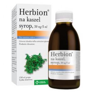 Herbion na kaszel, 30 mg/5ml, 150ml. - zdjęcie produktu
