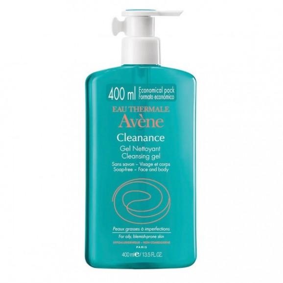 Avene Cleanance, żel oczyszczający, skóra tłusta z niedoskonałościami, 400 ml - zdjęcie produktu