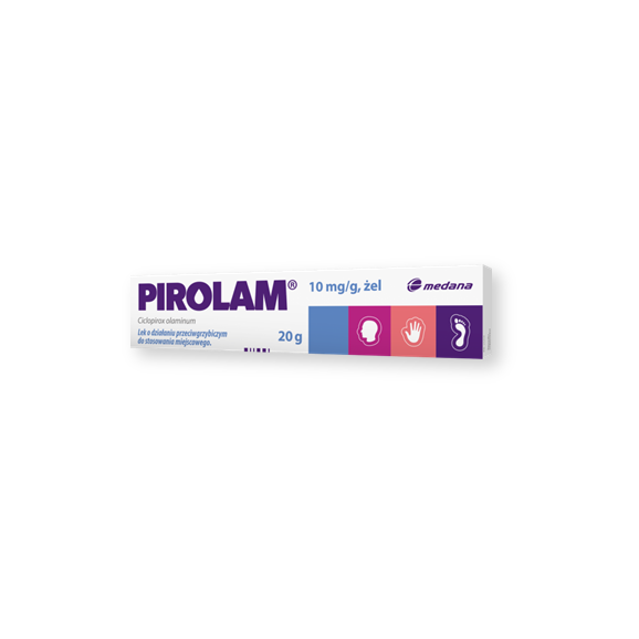 Pirolam, 1%, (10 mg/g), żel, 20 g. - zdjęcie produktu
