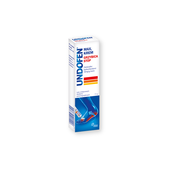 Undofen Max Krem 10 mg/ g, krem przeciwgrzybiczy, 15 g - zdjęcie produktu